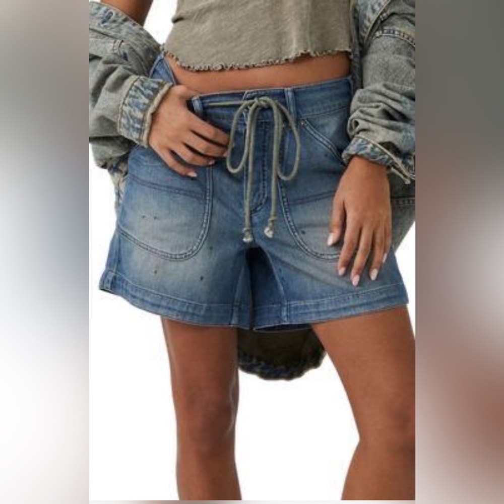 FREE PEOPLE second chances pull-on shorts NWOT
